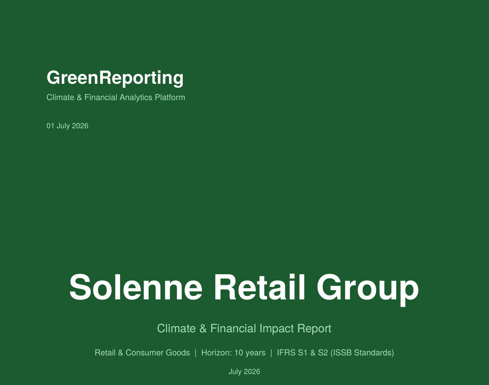 IFRS, UK SDS and AASB report covers